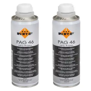 2x 250ml NRF 38814 Kompressor Öl Kompressoröl Klimaanlagenöl PAG 46 HFC R134a