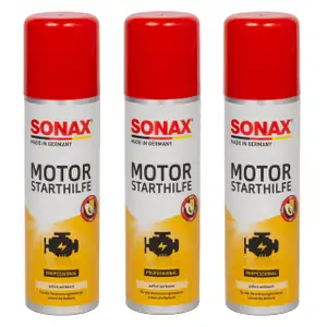 3x 200ml SONAX 312100 Motor Starthilfe Starpilot Starthilfespray Starterspray