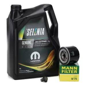 5L PETRONAS SELENIA WR FORWARD 0W30 + MANN Ölfilter FIAT 500X ALFA ROMEO Tonale 1.3