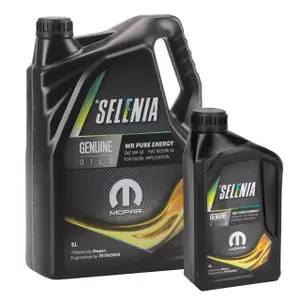 6L 6 Liter PETRONAS SELENIA WR PURE ENERGY 5W-30 Motoröl ACEA C3 MOPAR FIAT 9.55535-S1