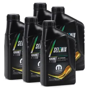 5L 5 Liter PETRONAS SELENIA Motoröl Öl WR FORWARD 0W30 MOPAR FIAT 9.55535-DS1