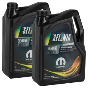 10L 10 Liter PETRONAS SELENIA Motoröl Öl WR FORWARD 0W30 MOPAR FIAT 9.55535-DS1