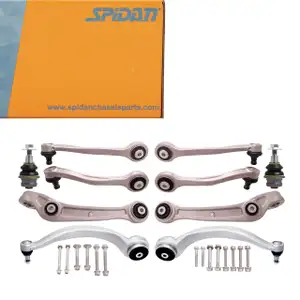 SPIDAN 59863 PLUS KIT Reparatursatz Querlenker AUDI A8 S8 4H D4 vorne 10-tlg