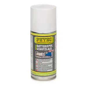 PETEC 72650 Batteriepolschutzlack Spray Polversiegelung Kontaktschutz 150ml BLAU