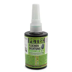 PETEC 97075 Flächendichtung Dichtmasse Flanschdichtung Dichtung niedrigfest grün 75ml