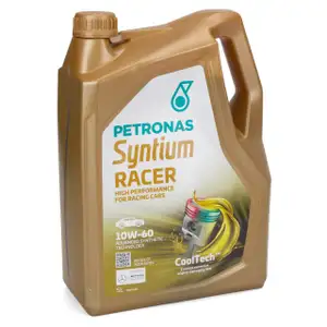 5L 5 Liter PETRONAS Syntium RACER 10W-60 Motoröl API SN/CF ACEA A3/B4 FCA 9.55535-H3