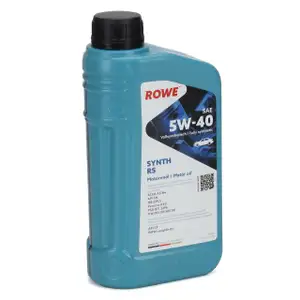 1L 1 Liter ROWE SYNTH RS 5W40 Motoröl Öl MB 229.5 Porsche A40 PSA B712296 VW 502/505.00