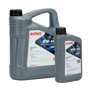 6L 6 Liter ROWE SYNTH RS 0W40 Motoröl Öl MB 229.5 Porsche A40 PSA B712296 VW 502/505.00