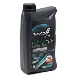 1L 1 Liter WOLF OFFICIALTECH 0W20 LS-FE Motoröl Öl MB 229.71 BMW Longlife-17FE+