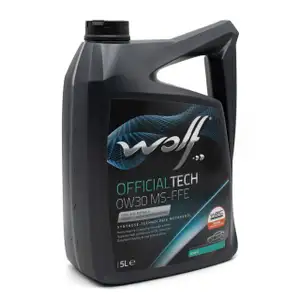 5L 5 Liter WOLF OFFICIALTECH 0W30 MS-FFE Motoröl FORD WSS-M2C950-A FIAT 9.55535-DS1/GS1