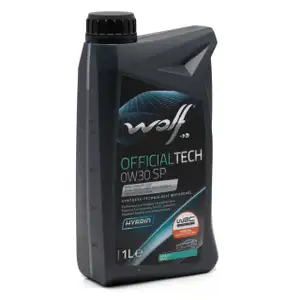 1L 1 Liter WOLF OFFICIALTECH 0W30 SP Motoröl Öl BMW Longlife-12FE, MB 227.61 229.61