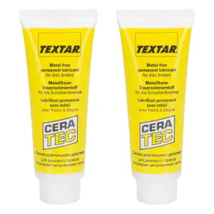 2x 75ml TEXTAR 81000401 CeraTec Bremsklotzpaste Bremsbelagpaste Montagepaste