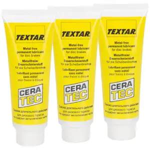 3x 75ml TEXTAR 81000401 CeraTec Bremsklotzpaste Bremsbelagpaste Montagepaste