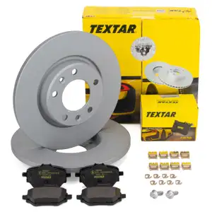 TEXTAR Bremsscheiben + Bremsbeläge CITROEN DS FIAT OPEL Astra L PEUGEOT TOYOTA hinten