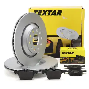 TEXTAR Bremsscheiben + Bremsbeläge VW Golf 7 GTI / R Passat B8 Tiguan S3 8V 8Y hinten