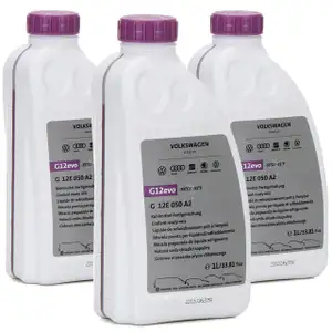 3L 3 Liter ORIGINAL VAG Kühlerfrostschutz FERTIGMIX Ready Mix G12 evo G12E050A2