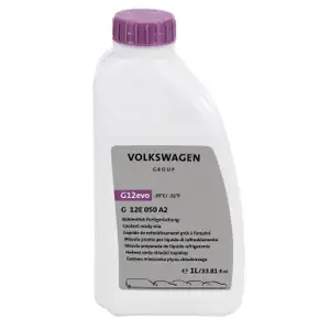 1L 1 Liter ORIGINAL VAG Kühlerfrostschutz FERTIGMIX Ready Mix G12 evo G12E050A2