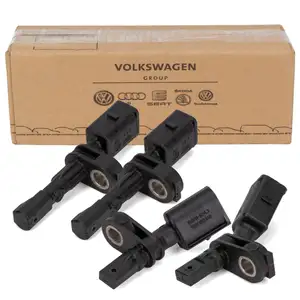 4x ABS Sensor Raddrehzahl für VW Golf 7 A3 8V Leon 5F Octavia 3 ohne Allrad vorne + hinten