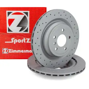 Zimmermann SPORT Bremsscheiben Satz für MERCEDES M-KLASSE GLE W166 C292 hinten