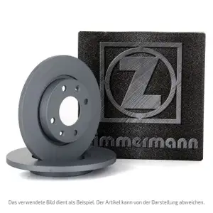 ZIMMERMANN Bremsscheiben + Radlager Satz RENAULT Clio 3 Megane 2 Twingo 2 Wind hinten