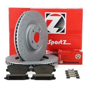 Zimmermann SPORT Bremsscheiben + Bremsbeläge HYUNDAI i30 N i30N (PD) 19 Zoll vorne