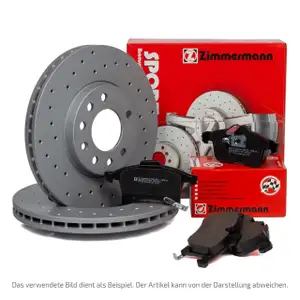 Zimmermann SPORT Bremsscheiben + Bremsbeläge VOLVO XC90 I (275) AWD hinten