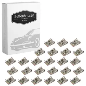 25x Blechmutter Halteklammer Klemmschelle M6 für PORSCHE 99950707300