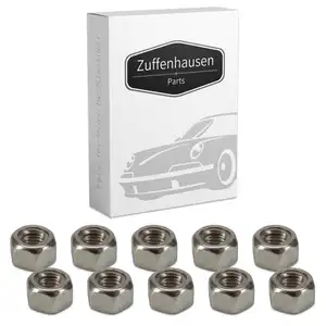 10x Mutter Sicherungsmutter M8 für PORSCHE 99908405202