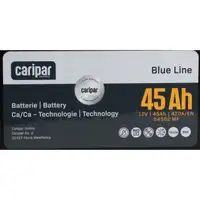 CARIPAR BLUE LINE PKW KFZ Autobatterie Starterbatterie 12V 45Ah 420A/EN B13