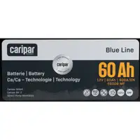 CARIPAR BLUE LINE PKW KFZ Autobatterie Starterbatterie 12V 60Ah 600A/EN B13