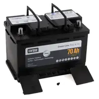 CARIPAR GREEN LINE AGM STOP-GO Autobatterie Starterbatterie 12V 70Ah 760A/EN