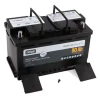 CARIPAR GREEN LINE AGM STOP-GO Autobatterie Starterbatterie 12V 80Ah 800A/EN