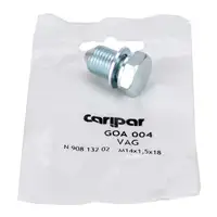 CARIPAR Ölablassschraube M14x1,5 + Dichtring AUDI CUPRA SEAT SKODA VW N90813202