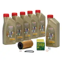 6L CASTROL EDGE 5W30 M LL-04 Motoröl + MANN Ölfilter BMW 1er 2er 3er 5er X1 X3 X5 MINI N47