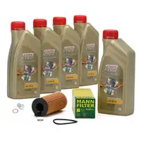 5L CASTROL EDGE 5W30 M LL-04 Motoröl + MANN Ölfilter BMW F20/21 F22/23 F30/31 F32 B38 B37