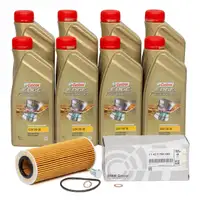 8L CASTROL EDGE 5W30 M LL-04 Motoröl + ORIGINAL Ölfilter BMW 3er 5er 7er X3 X5 X6 M57 N57