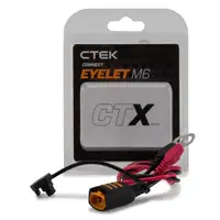 CTEK CONNECT EYELET M6 Schnellkontaktkabel Starthilfekabel 40cm ÖSE M6 6,4mm