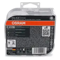 2x OSRAM Glühlampe H4 COOL BLUE INTENSE Next Gen 12V 60/55W P43t +100% 5000K