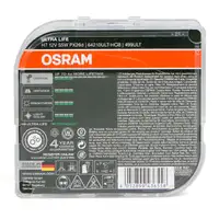 2x OSRAM Halogenlampe H7 ULTRA LIFE 12V 55W PX26d 64210ULT-HCB