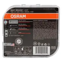 2x OSRAM Glühlampe HB3 NIGHT BREAKER LASER 12V 60W P20d next Generation +150%