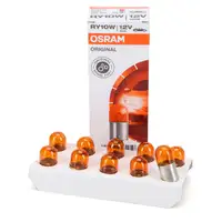 10x OSRAM Glühlampe Sockelglühlampe ORIGINAL-Line RY10W 12V 10W BAU15s