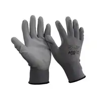 1x Größe 8 / M ASATEX 3701 Handschuhe Arbeitshandschuhe GUMMIERT - GRAU