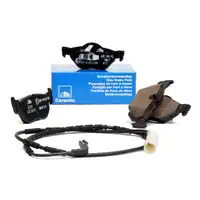 ATE Ceramic Bremsbeläge + Warnkontaktsensor BMW 1er E81-88 3er E90-93 bis 02.2010 hinten