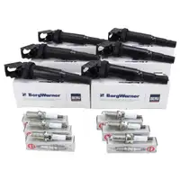 6x BERU Zündsple + 6x NGK Zündkerze BMW E81-88 E90-93 E60 E61 E63 E64 E65-67 X1 X3 X5 N52