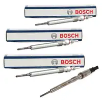 3x BOSCH Glühkerze + ORIGINAL Drucksensor-Glühkerze VW Golf 6 7 Passat B8 T6 1.6/2.0 TDI