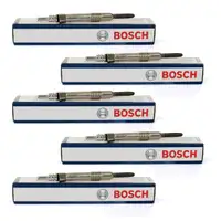 5x BOSCH GLP007 0250202036 Glühkerze ALFA ROMEO 156 166 FIAT Marea Kappa LANCIA 2.4 JTD