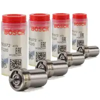 4x BOSCH 0434250072 Einspritzdüse Zapfendüse für MERCEDES-BENZ W115 W123 200D