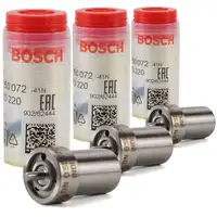 3x BOSCH 0434250072 Einspritzdüse Zapfendüse für MERCEDES-BENZ W115 W123 200D