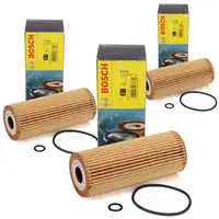 3x BOSCH 1457429122 Ölfilter MERCEDES W202 W203 W124 W210 W463 W163 W140 1041800109