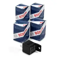 4x BOSCH 0332209150 Relais Universal Schalter Arbeitsstrom 12 V 30 A 5-polig